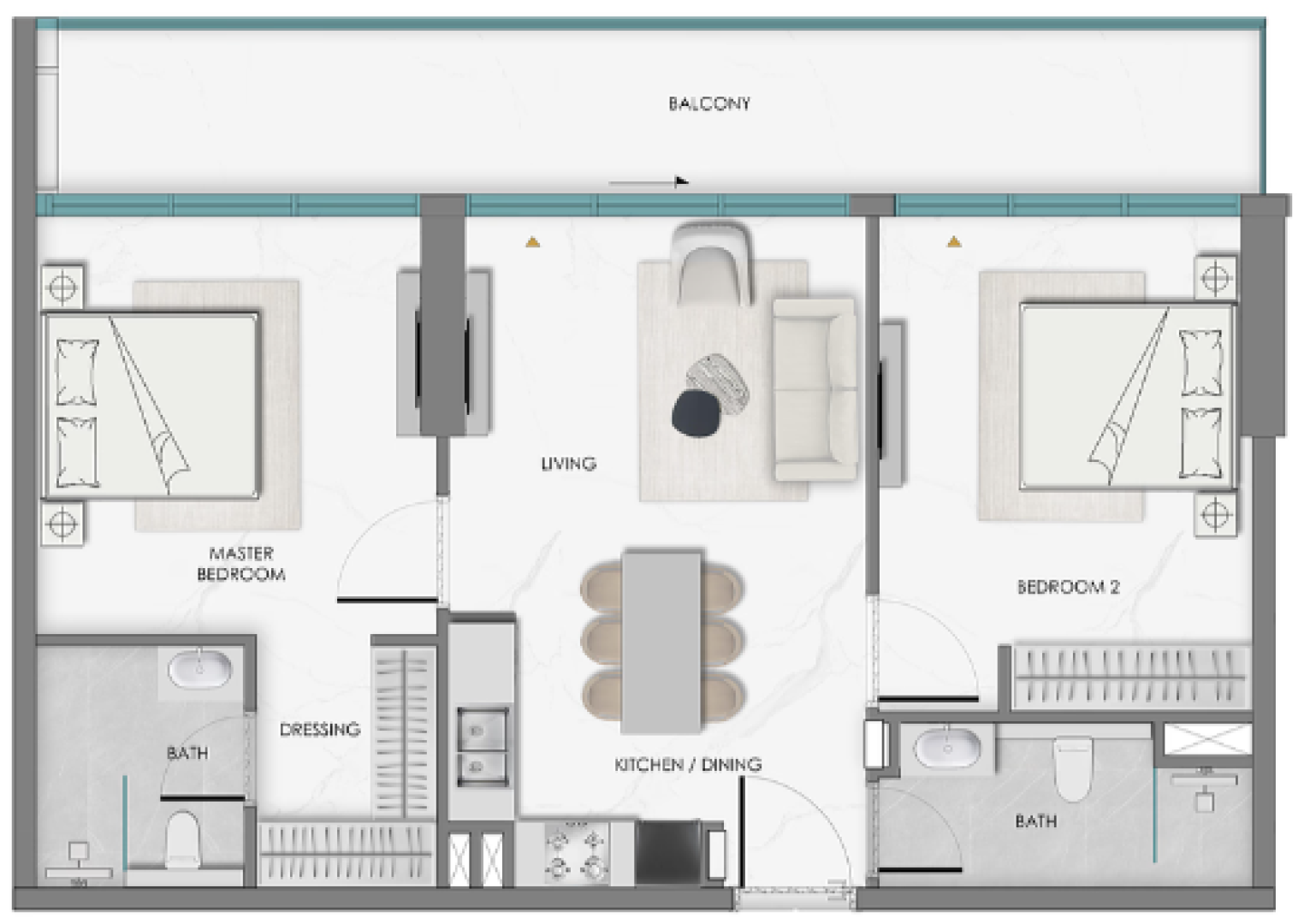2BR 2